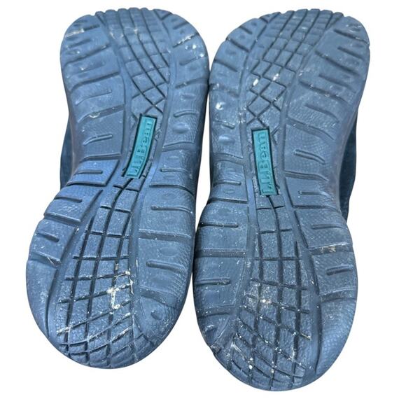 LL Bean Suede Leather Black Slip On Loafers Casual Shoes Round Toe Low Top 8 M - Picture 15 of 16